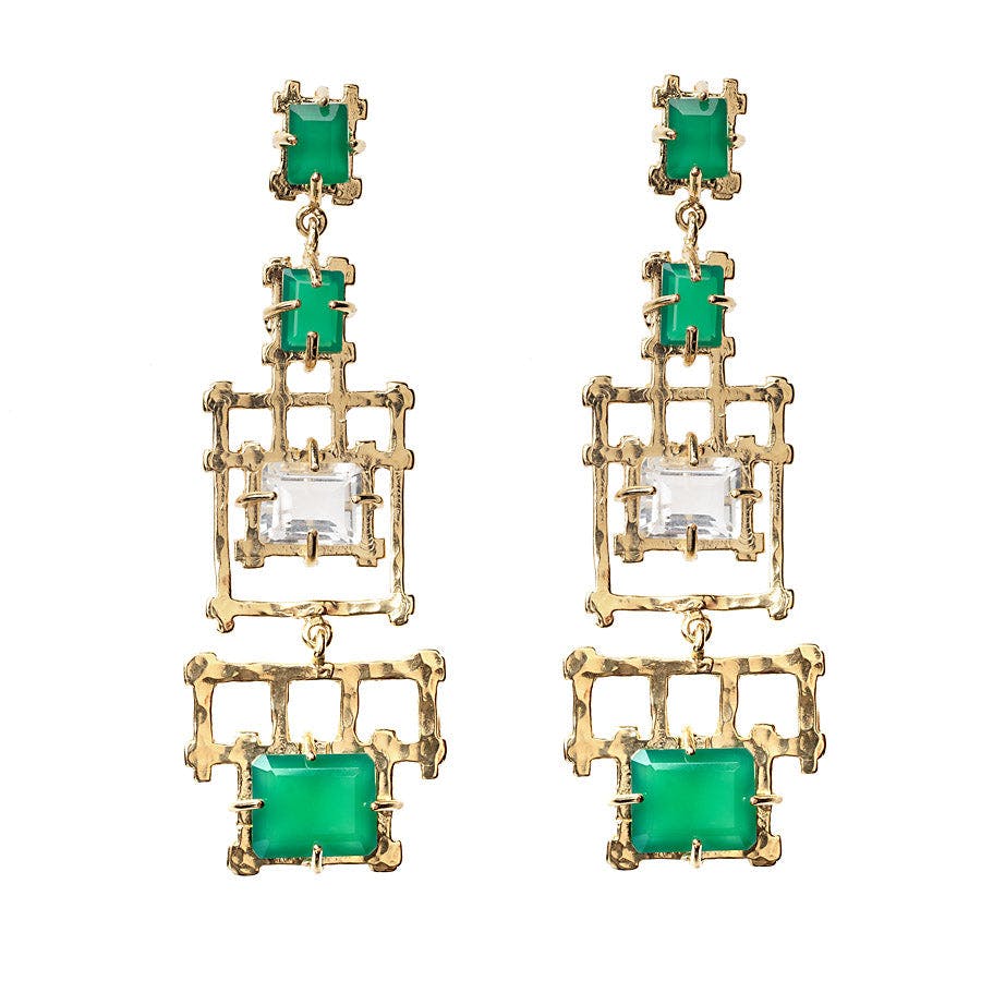 Green Onyx Bamboo Earrings - E1909ERC_231021-174347_bf4fc8e5-698d-4cc5-b3a4-39dc483b5b56