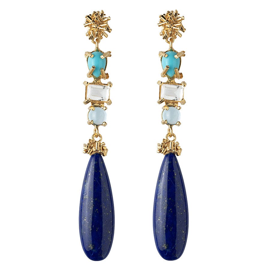 Sunburst Lapis Drop Earrings - E2202TRCBTL_c328a4fe-6251-4fce-9277-8cefbac103b3