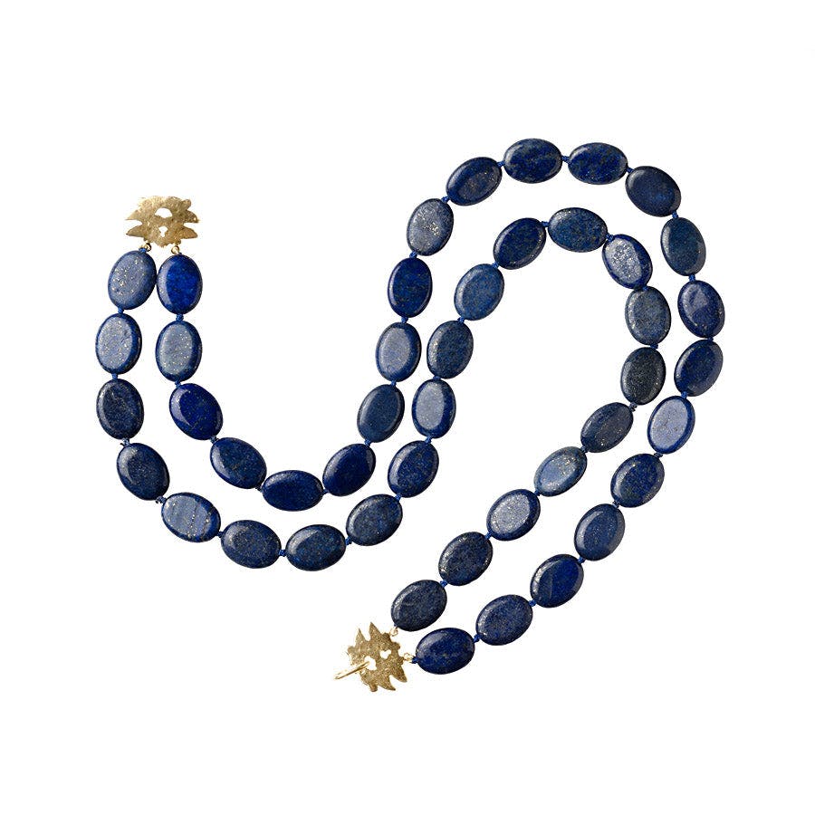 Lapis Two-strand Necklace - N2206